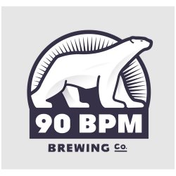 90 BPM Brewing Co. Double Minitel Rose - Imperial Berliner Weisse Cerise Noire 330ml - Funky Fluid