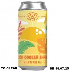 Vocation Brewery Peach Cooler Shaker