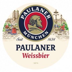 Paulaner Weissbier
 									White, Wit & Wheat
 									1x30L									-									5.5% - Cave Direct