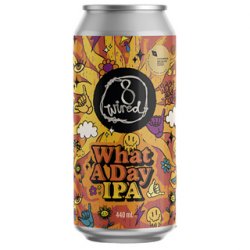 8 Wired What A Day IPA 440ml - The Beer Cellar