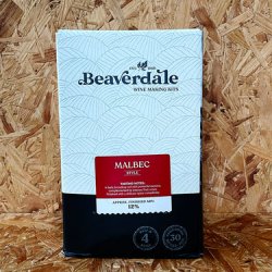 Beaverdale - Malbec - 30 Bottle Red Wine Kit - Brewbitz Homebrew Shop