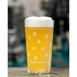 Double-Barrelled  DB Logo Pint Glass - Double-Barrelled Brewery