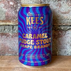 Kees BA Caramel Fudge Stout Grape Brandy 2023 11% (330ml) - Caps and Taps