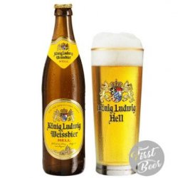 Bia Konig Ludwig Weissbier 5,5% – Chai 500ml – Thùng 20 Chai - First Beer – Bia Nhập Khẩu Giá Sỉ