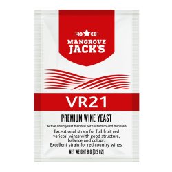 Fruity Red - Premium Wine Yeast VR21 - Mangrove Jacks - 8g - Brewbitz Homebrew Shop