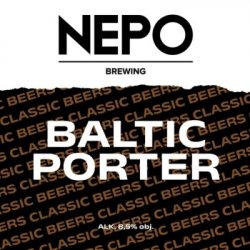 Nepomucen  Baltic Porter  Classic Beer In A Classic Style - Browarium