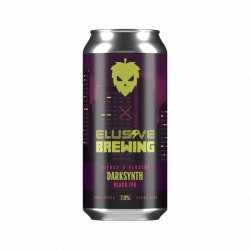 Fierce Darksynth (Elusive Brewing Collab) - Black IPA 440ml Can - Fountainhall Wines