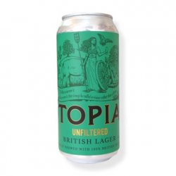 UTOPIAN  UNFILTERED BRITISH LAGER  4.7% - Fuggles Bottle Shop