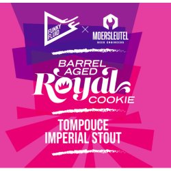 Funky Fluid Barrel Aged Royal Cookie: Tompouce 330ml - Funky Fluid