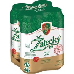 Zatecky Lezak Lager 4 x 500ml Cans - Carry Out Off Licence