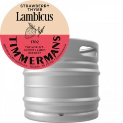 Timmermans  Strawberry Thyme (30L A-Type Keg) - House of Ales