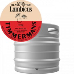 Timmermans  Kriek Black Pepper (30L A-Type Keg) - House of Ales