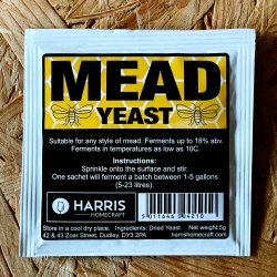 Mead Yeast - Harris - 5g - Brewbitz Homebrew Shop