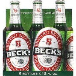 Beck's Beer 6 pack 12 oz. Bottle - Outback Liquors