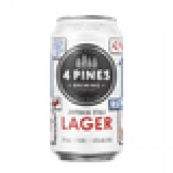 4 Pines Japanese Style Lager 375ml Can - Beer Cartel