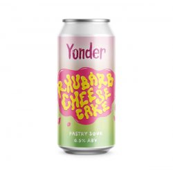 Yonder - Rhubarb Cheesecake - 6.5% Fruited Sour - 440ml Can - The Triangle