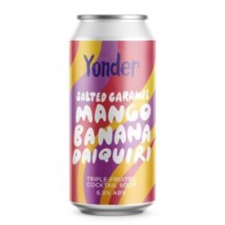 Yonder  Salted Caramel Mango Banana Daiquiri [6.9% Triple Fruited Cocktail Sour] - Red Elephant