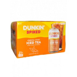 Harpoon Brewery Dunkin Spiked Slightly Sweet Ice Tea