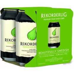 Rekorderlig Pear Cider 4 pack 12 oz. Can - Outback Liquors