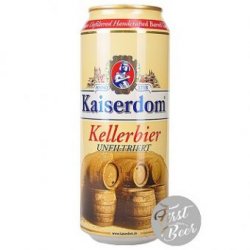 Bia Kaiserdom Kellerbier 4.7% – Lon 500ml – Thùng 24 Lon - First Beer – Bia Nhập Khẩu Giá Sỉ