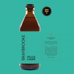 BrayBrooke - Helles Lager - 4.2% Helles Lager - 330ml Bottle - The Triangle