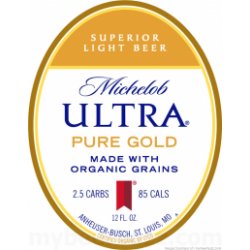 Michelob Ultra Pure Gold 12oz 12pk Cn - Luekens Wine & Spirits