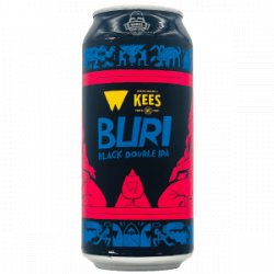 Walhalla X KEES – Buri Black Double IPA - Rebel Beer Cans