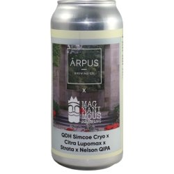 Ārpus Brewing Co. Ārpus X Magnanimous Brewing QDH Simcoe Cryo X Citra Lupomax X Strata X Nelson QIPA