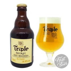 Bia Triple Secret Des Moines 8% – Chai 330ml – Thùng 12 Chai - First Beer – Bia Nhập Khẩu Giá Sỉ