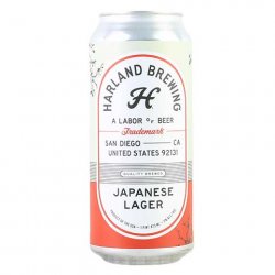 Harland Japanese Lager - CraftShack