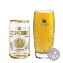 Bia Singha 5% – Lon 330ml – Thùng 24 Lon - First Beer – Bia Nhập Khẩu Giá Sỉ