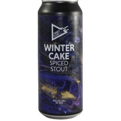 Funky Fluid Winter Cake