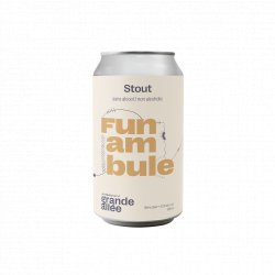 Bière sans alcool Funambule Stout  Microbrasserie Grande Allée - Microbrasserie Grande Allée