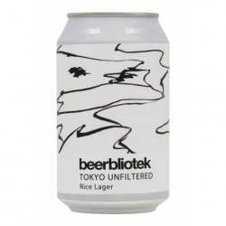 Beerbliotek Tokyo Unfiltered Rice Lager 330mL - The Hamilton Beer & Wine Co