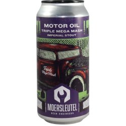 Moersleutel Craft Brewery Motor Oil Triple Mega Mash Moersleutel Craft Brewery Motor Oil Triple Mega Mash