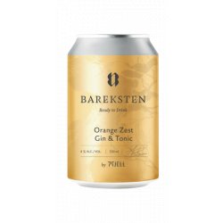 Bareksten By 7F - Orange Zest Gin & Tonic - 7 Fjell Bryggeri