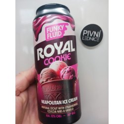 Funky Fluid Royal Cookie: Neapolitan Ice Cream 30°12% 0,5l - Pivní lednice