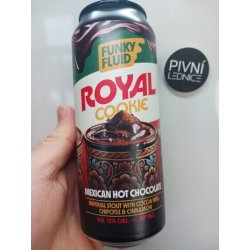 Funky Fluid Royal Cookie: Mexican Hot Chocolate 30°12% 0,5l - Pivní lednice