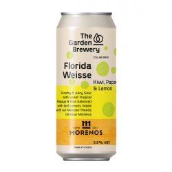 The Garden Brewery Morenos Collab: Florida Weisse Kiwi, Papaya & Lemon - Elings