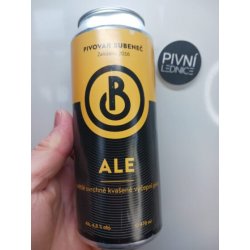 Bubeneč Bubenečský Ale 10°4,6% 0,47l - Pivní lednice