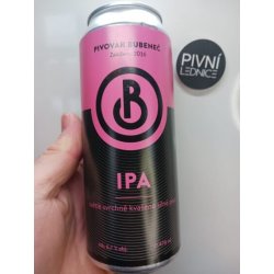 Bubeneč Bubenečská IPA 15°6,3% 0,47l DMT: 09.03.25 - Pivní lednice