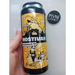 Hostivar Polotmavá 12°5% 0,5l - Pivní lednice