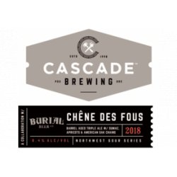 Cascade Brewing Chene des Fous '18 12x50CL - Van Bieren