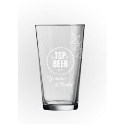 Accesorios Vaso cerveza pinta blanco - Top Beer