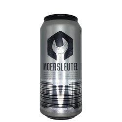 Moersleutel Craft Brewery Barcode: Silver & Jet Black