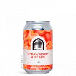 Vault City Brewing Strawberry & Peach Sour - Kihoskh