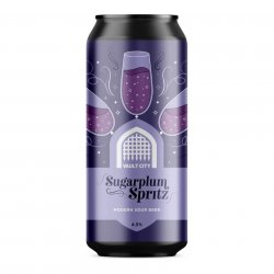 Vault City, Sugarplum Spritz, Plum Sour, 4.5%, 440ml - The Epicurean