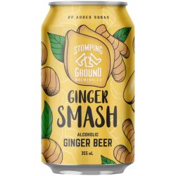 Stomping Ground Ginger Smash Alcoholic Ginger Beer 355ml - BoozeBud