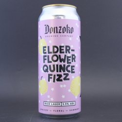 Donzoko - Elderflower Fizz - 5.5% (500ml) - Ghost Whale