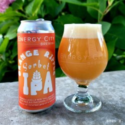 Energy City Brewing Orange Ripple Sorbet IPA Energy City Brewing Orange Ripple Sorbet IPA